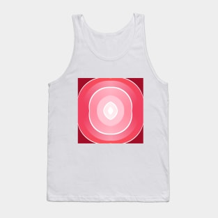 Abstract Art Layered Peach. Tank Top